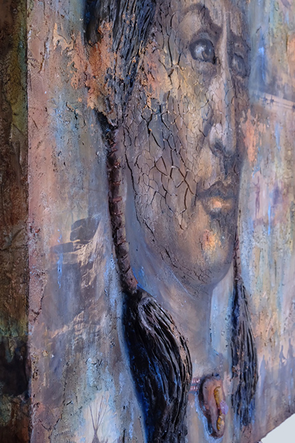Native American Chief Painting - view 3